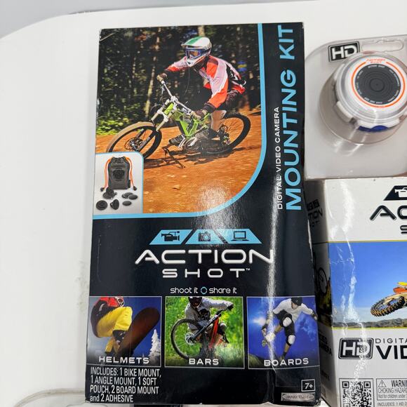 Action Shot Digital Adventure Video Camera with Various Accessories NEW - Picture 7 of 12